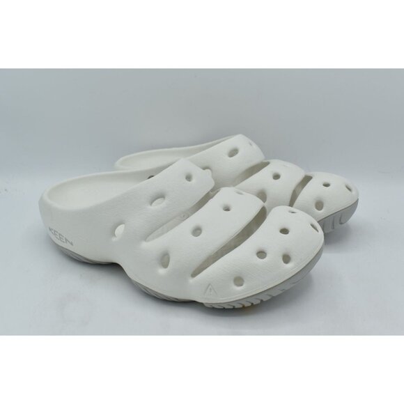 Keen Womens Size 10 Yogui Star White Vapor Slip On Clogs Shoes - Picture 6 of 13